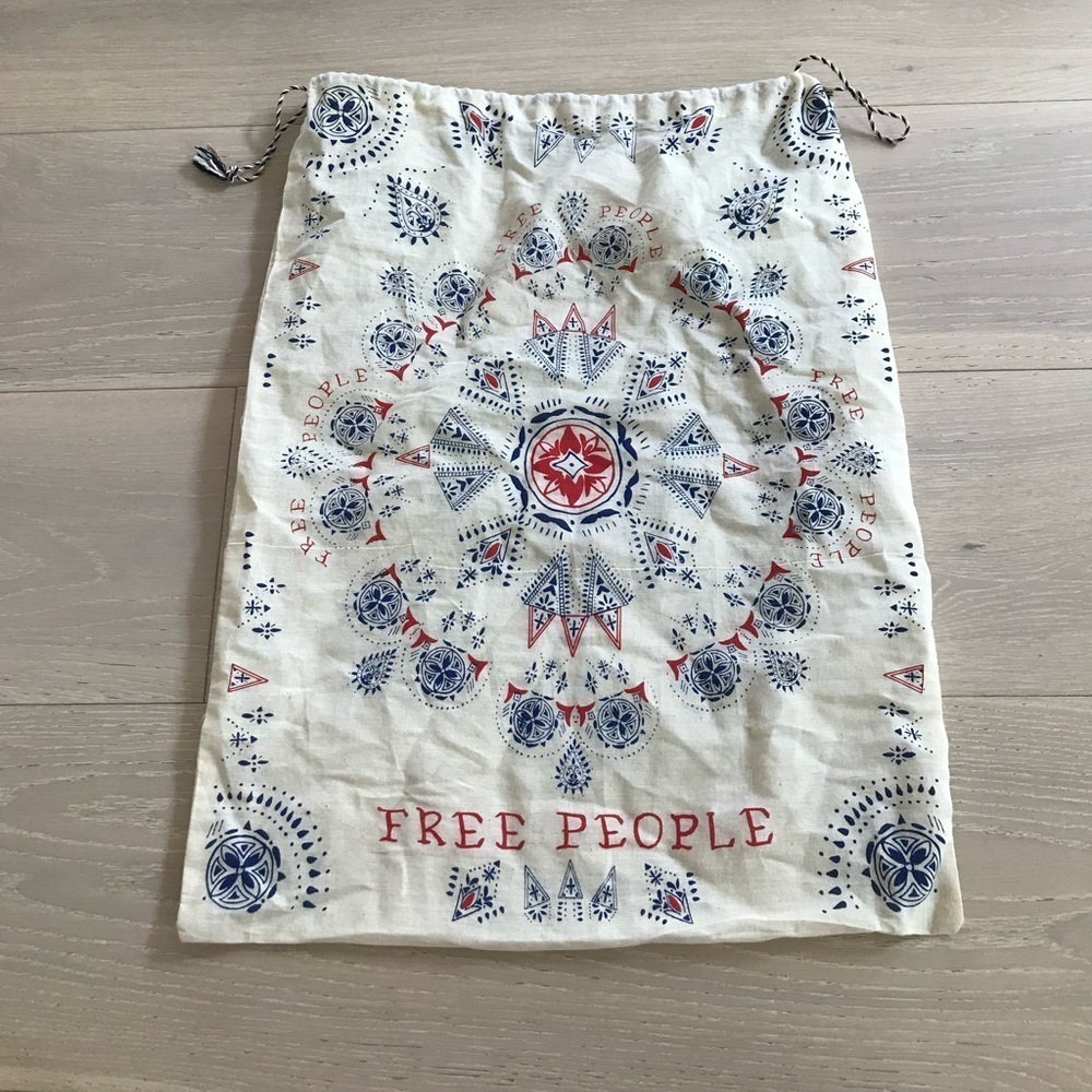 Free People never used Drawstring Cloth Bag storage bag
